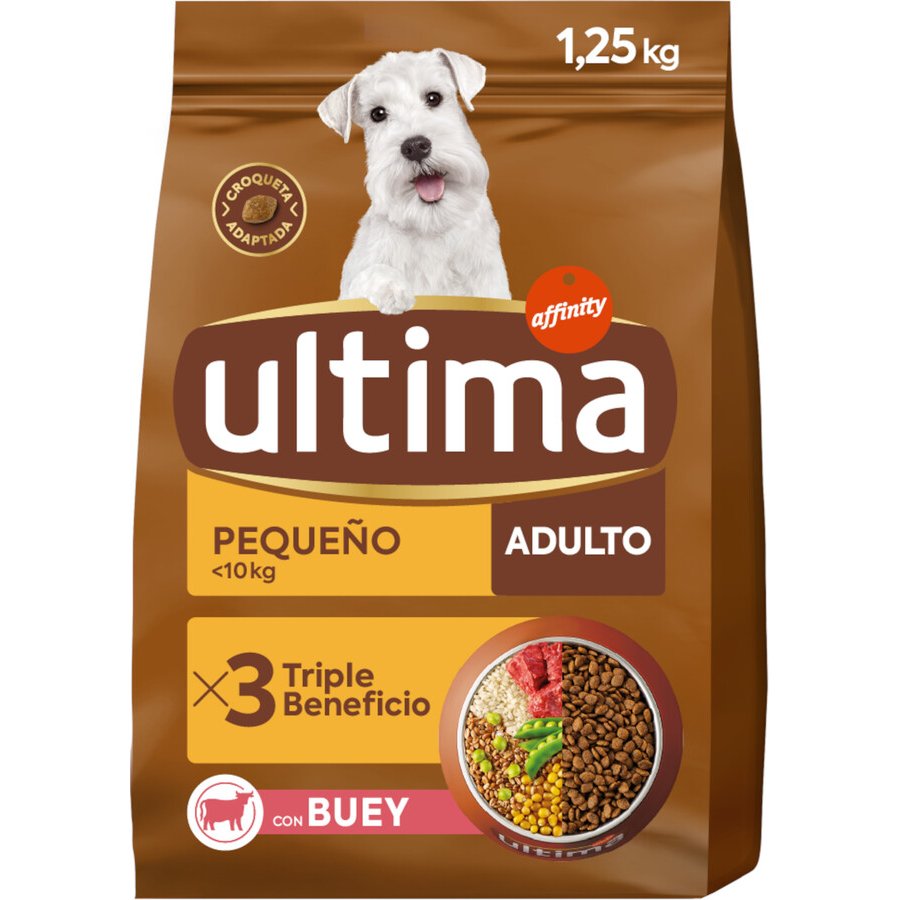 Imagen de Alimento para perro pequeño ULTIMA adulto buey 1,25 kg