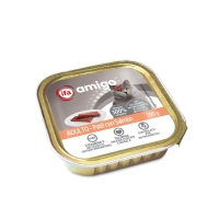 Alimento gato paté con salmón IFA AMIGO tarrina 100 g
