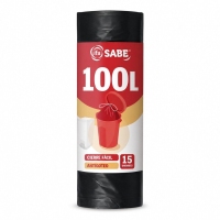 Bolsas basura 100l IFA SABE cierre fácil 15 unidades