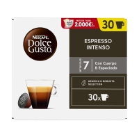 Café cápsulas Nescafé DOLCE GUSTO Espresso Intenso 30 unidades 210 g