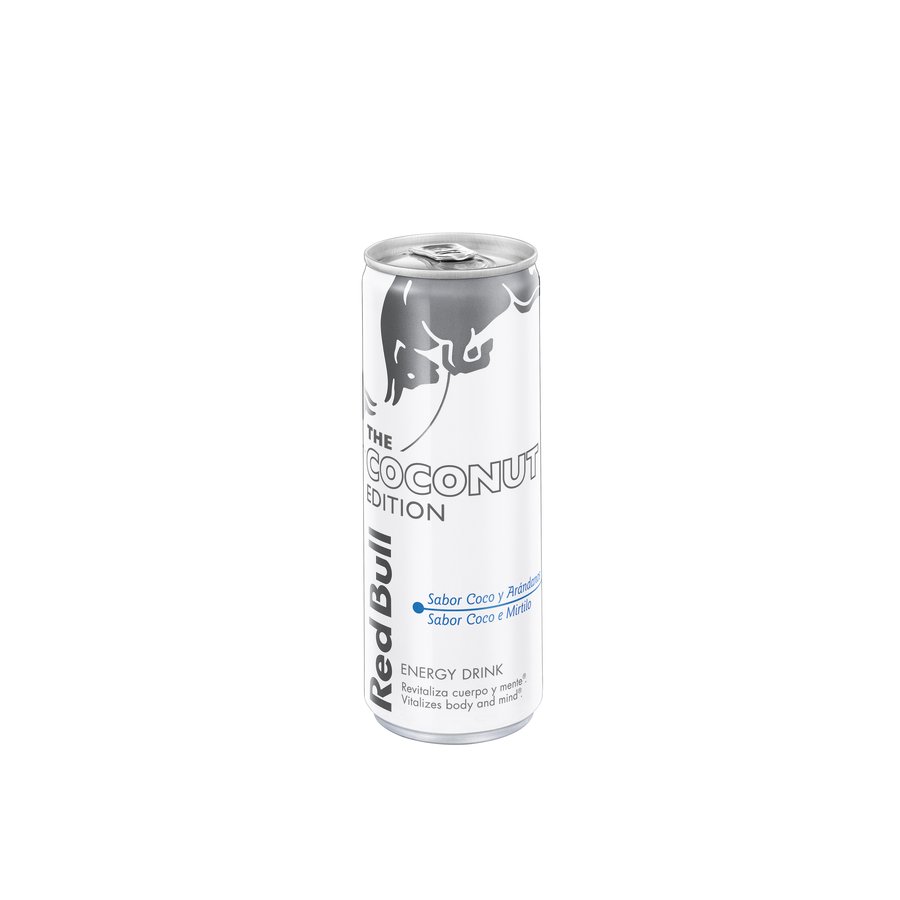 Bebida energética RED BULL coco y arándanos lata 25 cl