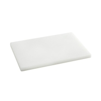 Tabla polietileno 15 mm 29x20x1,5 cm blanca