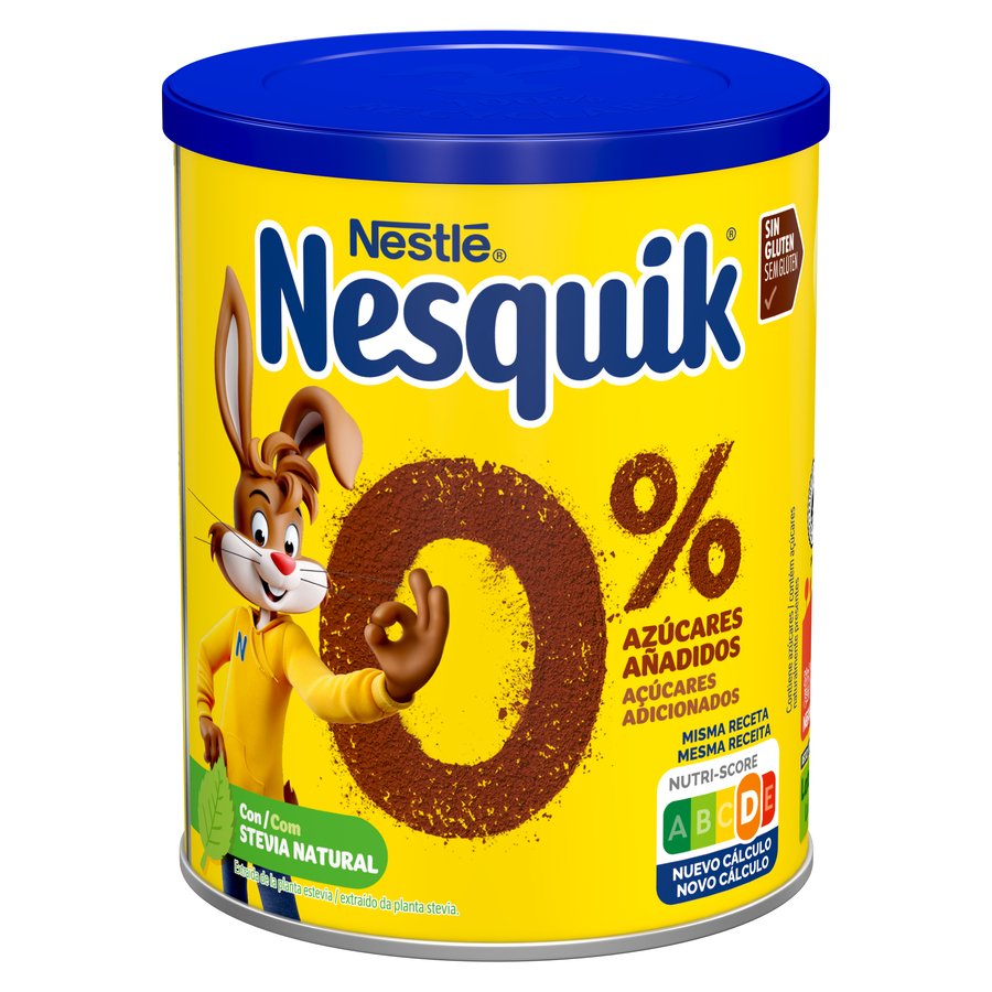 Cacao soluble NESTLE NESQUIK 0% azúcar 320 g