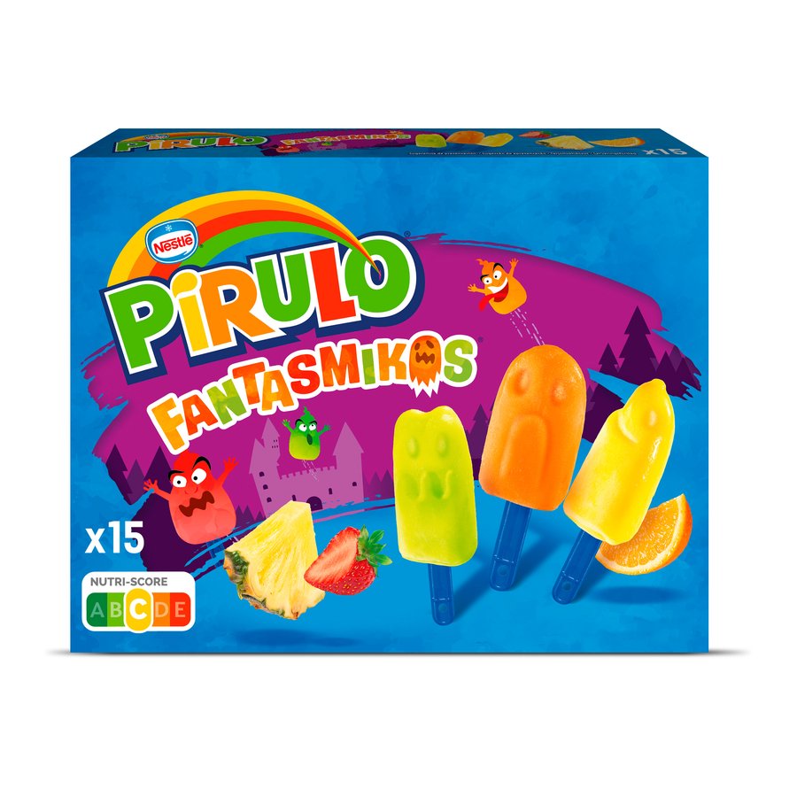 Helado NESTLE PIRULO Fantasmikos 15 unidades 240 g