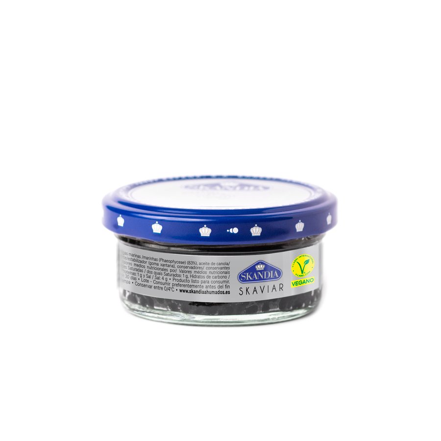 Esferificaciones de algas SKANDIA negras tarrina 50 g