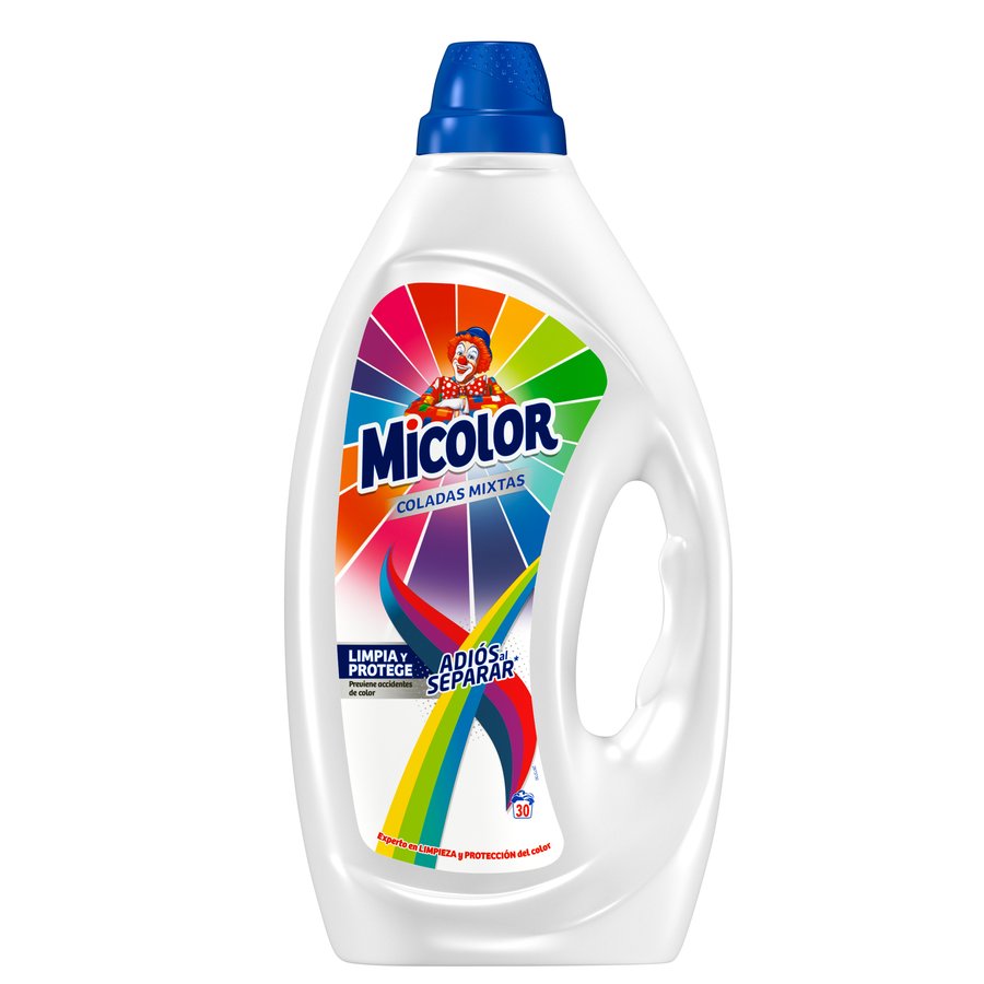 Detergente líquido MICOLOR Coladas Mixtas 30 lavados