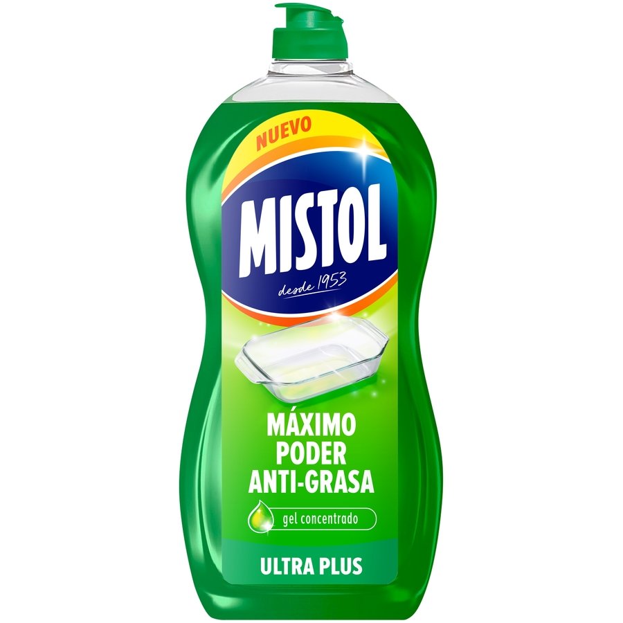 Lavavajillas mano concentrado MISTOL ultra plus 950 ml