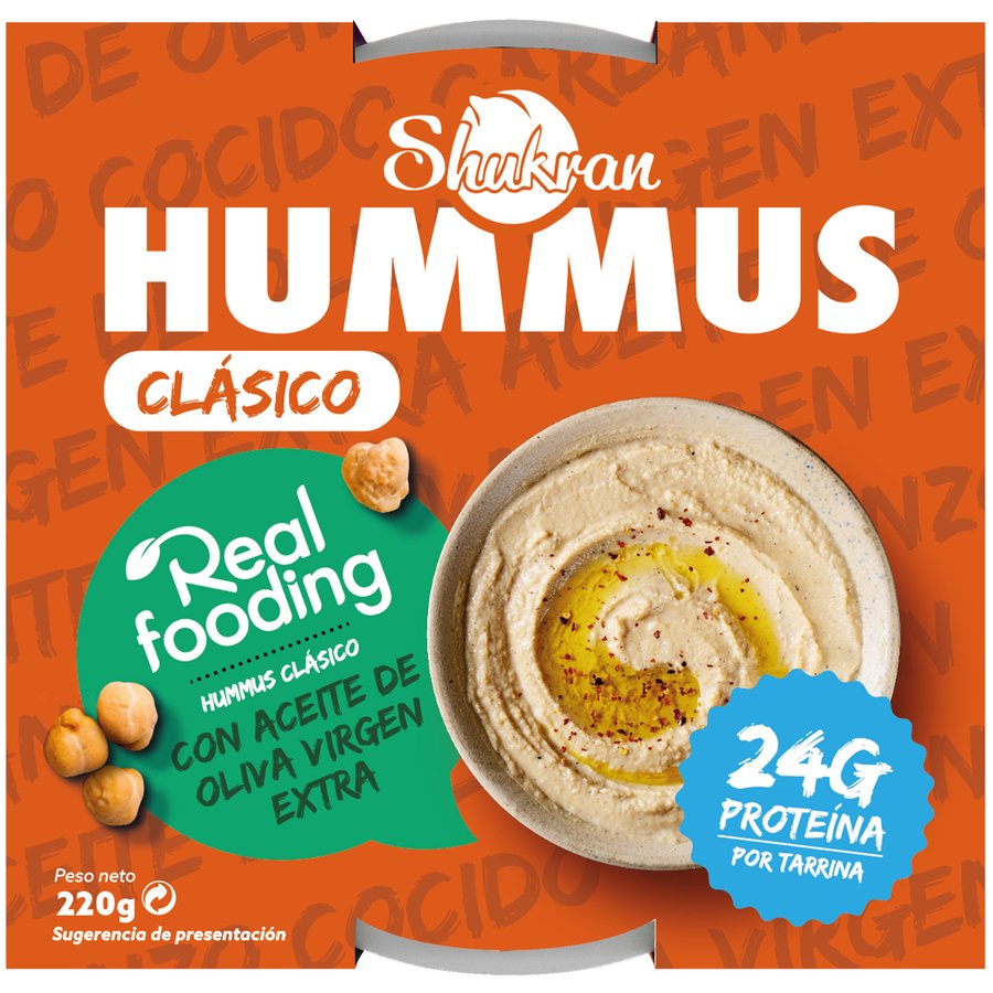 Hummus clásico 100% SHUKRAN 220 g