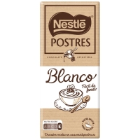 Chocolate blanco NESTLE Postres tableta 170 g