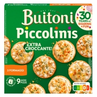 Piccolinis conxelados BUITONI 3 Formaggi 270 g