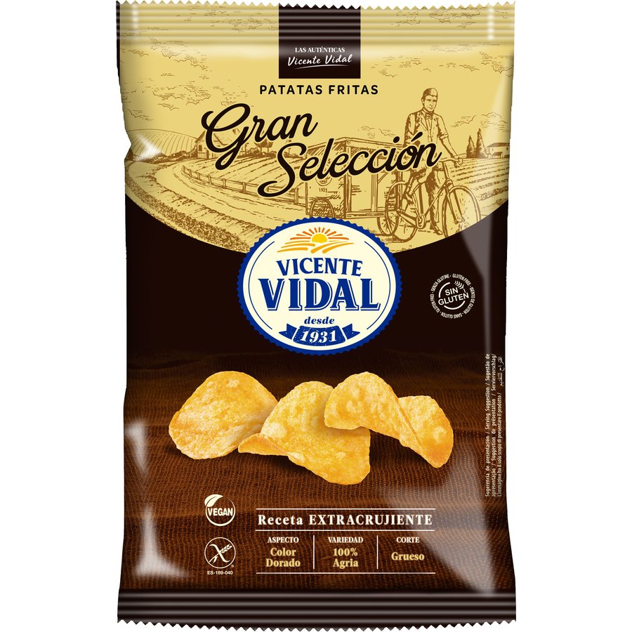 Patatas fritas VICENTE VIDAL gran selección 150 g