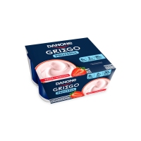 Lácteo fermentado griego DANONE proteína fresa 4x110 g