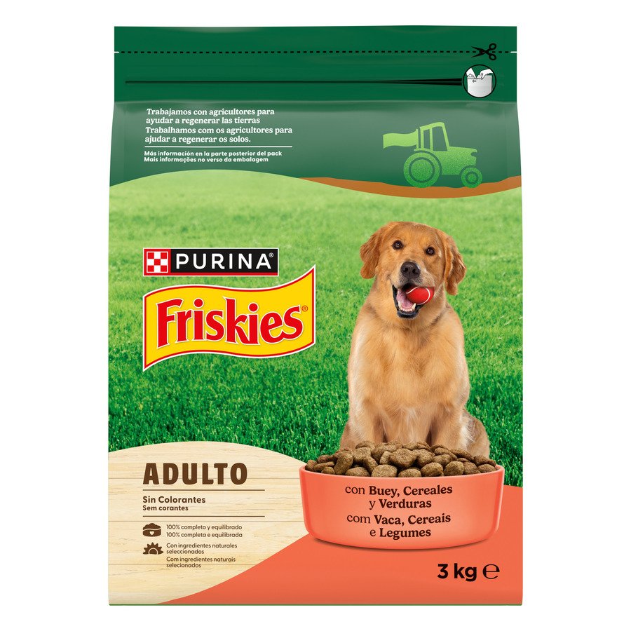 Alimento perro adulto FRISKIES carne-cereales-verdura 3 kg