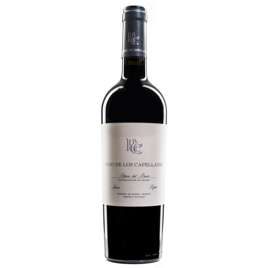 Vino tinto D.O.Ribera del Duero PAGO DE CAPELLANES roble botella 75 cl