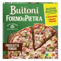 Pizza congelada BUITONI Forno Pietra prosciutto funghi 340 g
