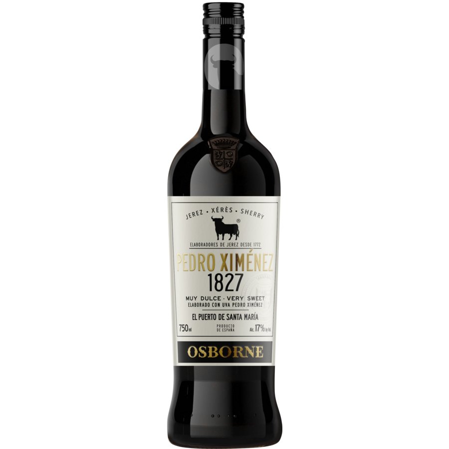 Vino dulce D.O.Xerez 1827 OSBORNE Pedro Ximénez botella 75 cl