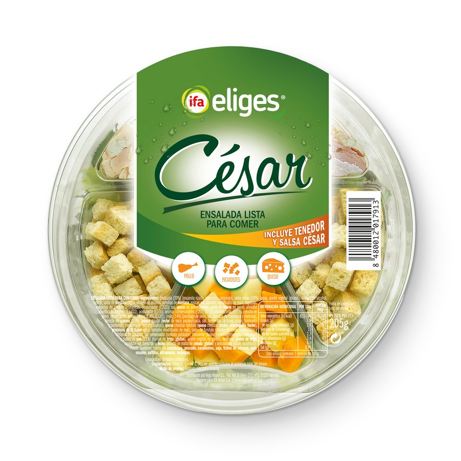 Ensalada completa César IFA ELIGES bol 205 g