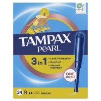 Tampones TAMPAX Pearl regular 24 unidades
