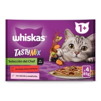 Alimento gato WHISKAS Tasty Mix chef mollo 4x85 g