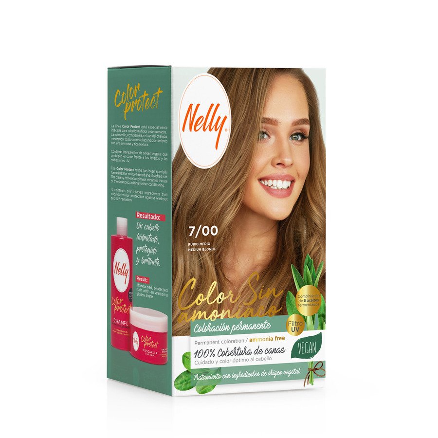 Tinte NELLY sin amoníaco rubio medio 7/00