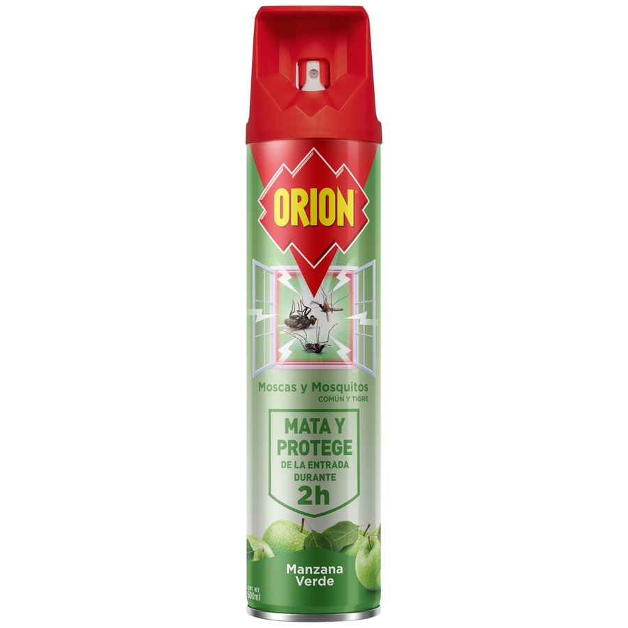 Insecticida ORION 2en1 voladores manzana spray 600 ml