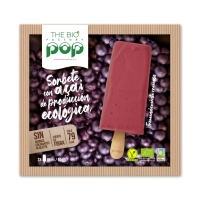Helado sorbete acay THE BIO FACTORY POP 3 unidades 150 g