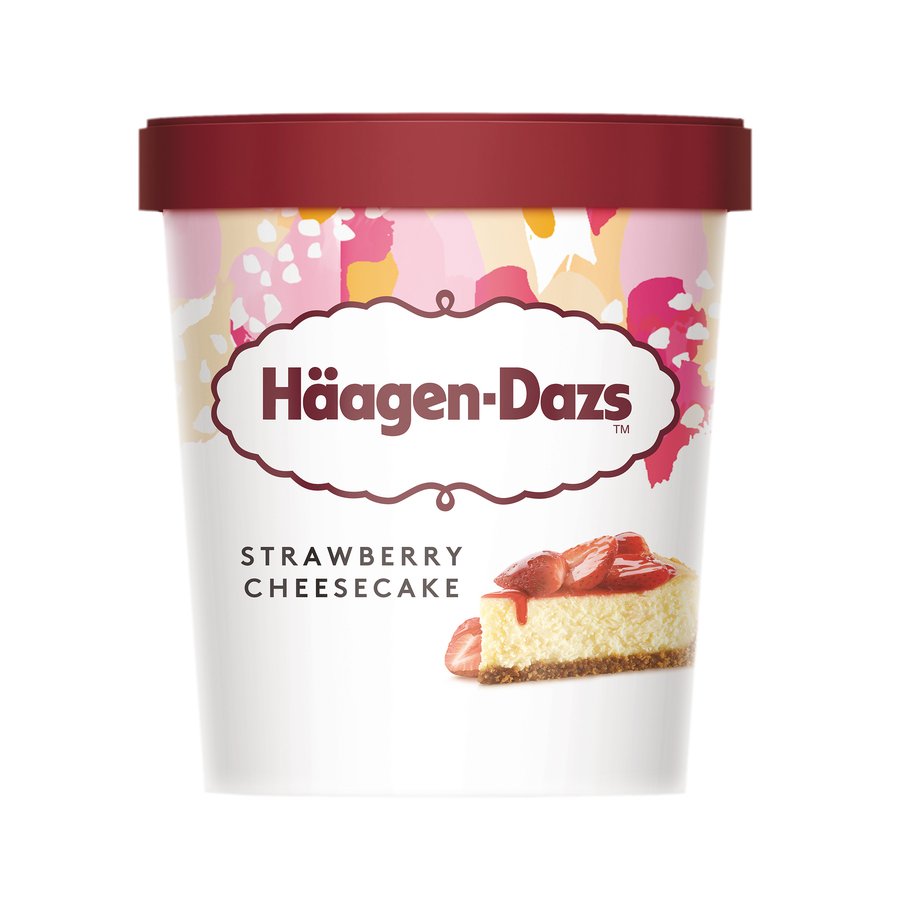 Helado HAAGEN DAZS strawberry cheese cake 400 g