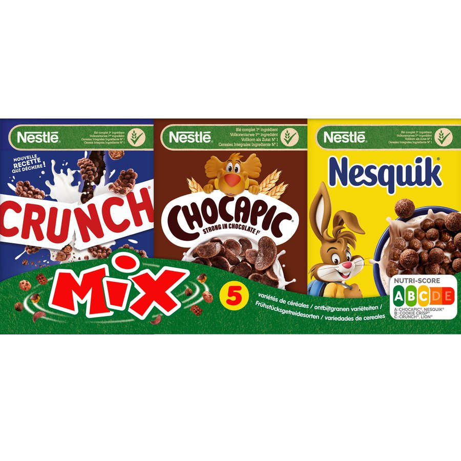 Cereales NESTLE Mix 6 unidades pack 190 g