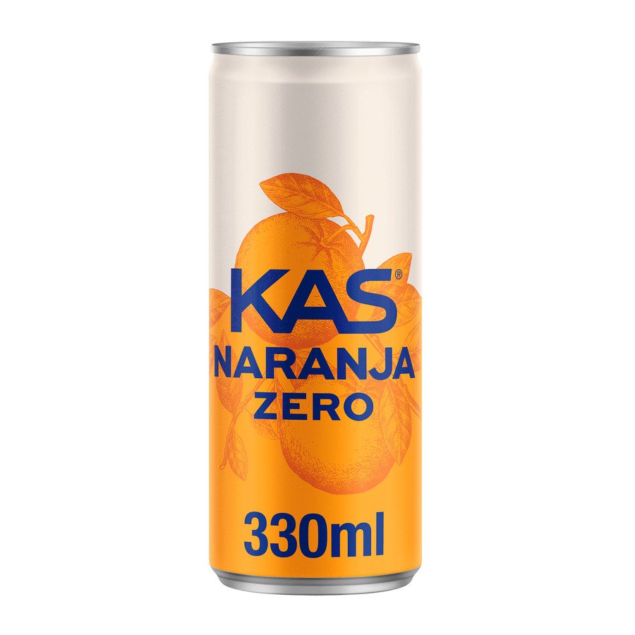 Imagen de Refresco KAS naranja Zero lata 33 cl