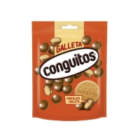 Boliñas de galletas recubertas chocolate CONGUITOS 120 g