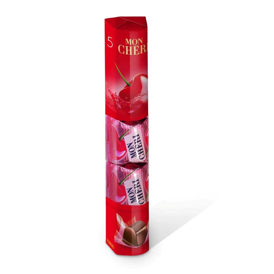 Bombones Mon Cheri FERRERO estuche 5 unidades 52,50 g