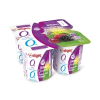 Leche Fermentada bífidus IFA ELIGES desnatado con frutos del bosque 4x125 g