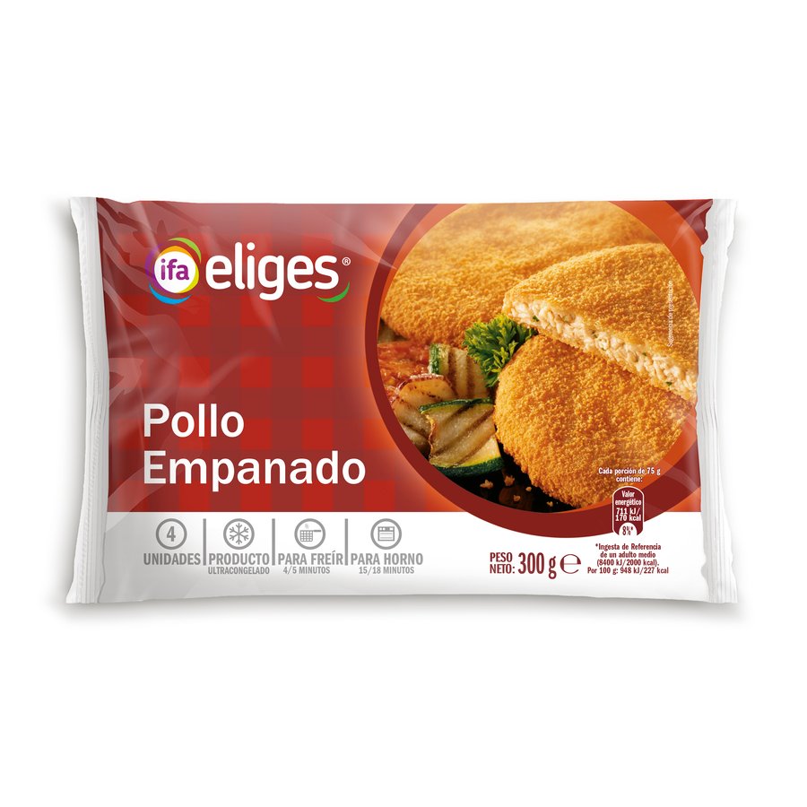 Pollo empanado IFA ELIGES 300 g
