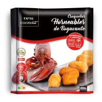 Croquetas conxeladas enfornabeis de lumbrigante COCINARTE 300 g