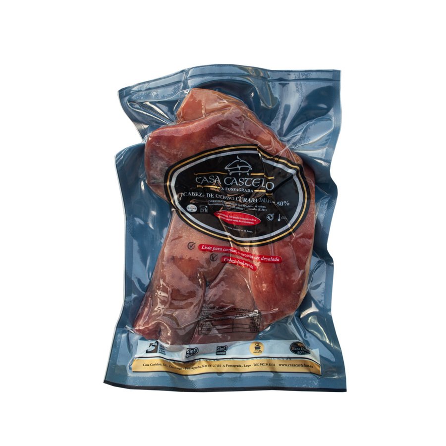 Cabeza de cerdo curada deshuesada duroc CASA CASTELAO kilo