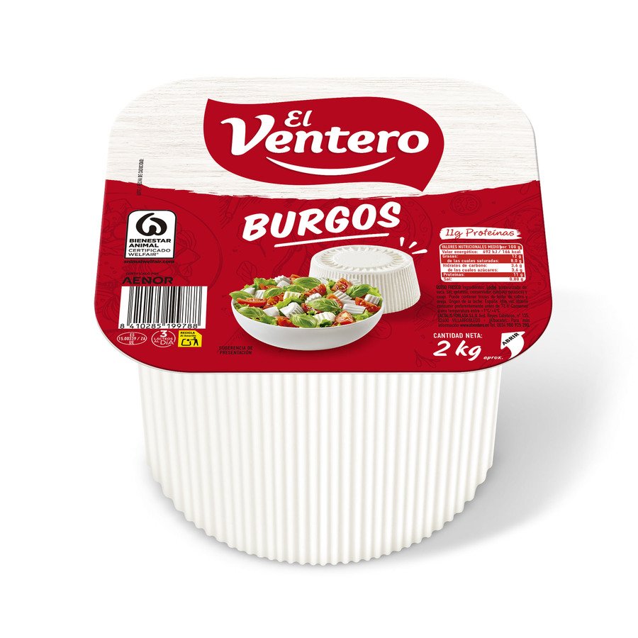 Queso fresco EL VENTERO kilo