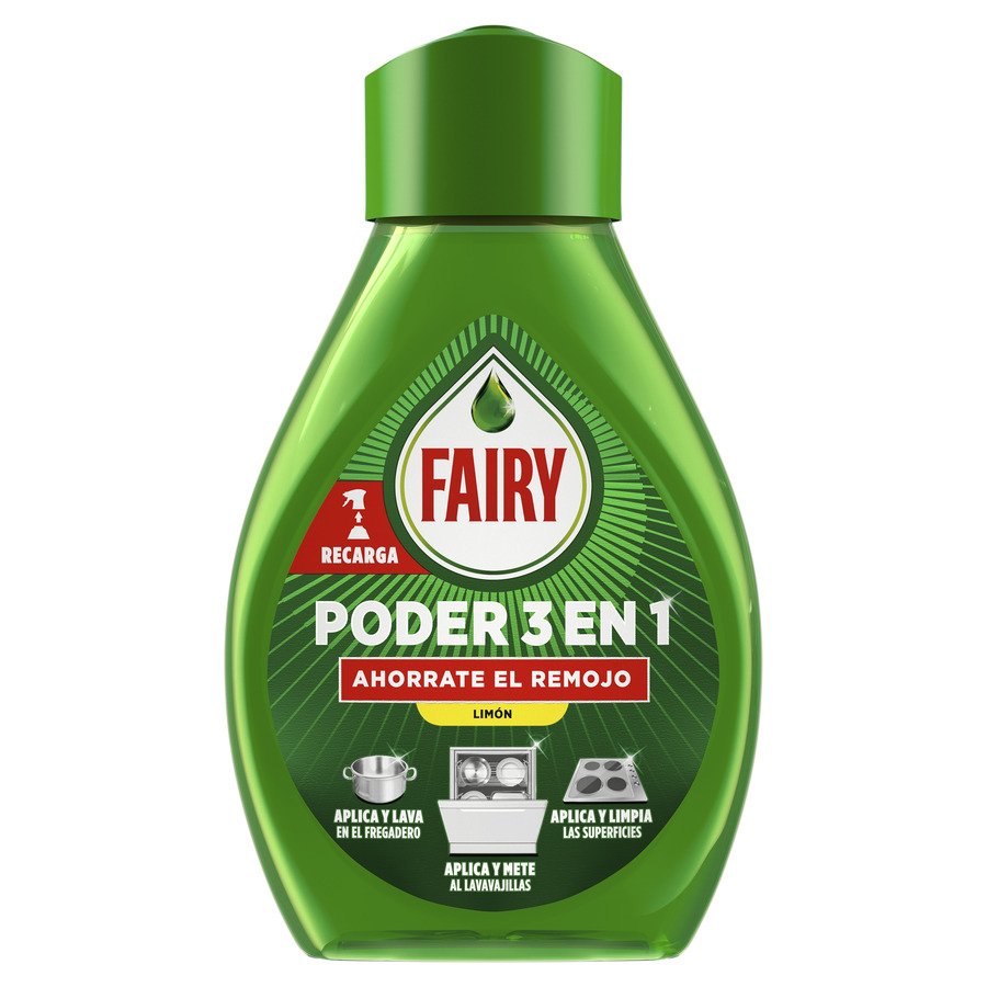Lavavajillas a mano concentrado FAIRY Limón recarga para spray 500 ml