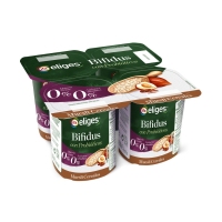 Leite fermentado bífidus IFA ELIGES muesli cereais 0% MG 0% azucre engadido 4x125 g