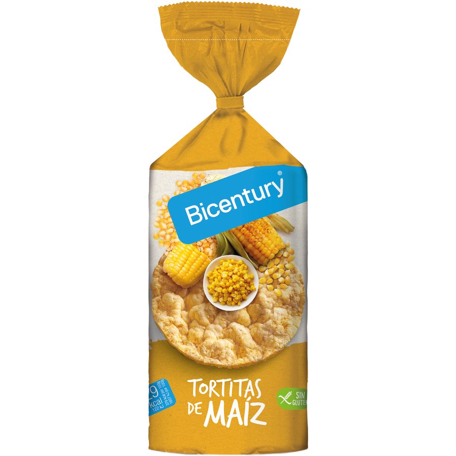 Tortitas de maíz BICENTURY 130 g