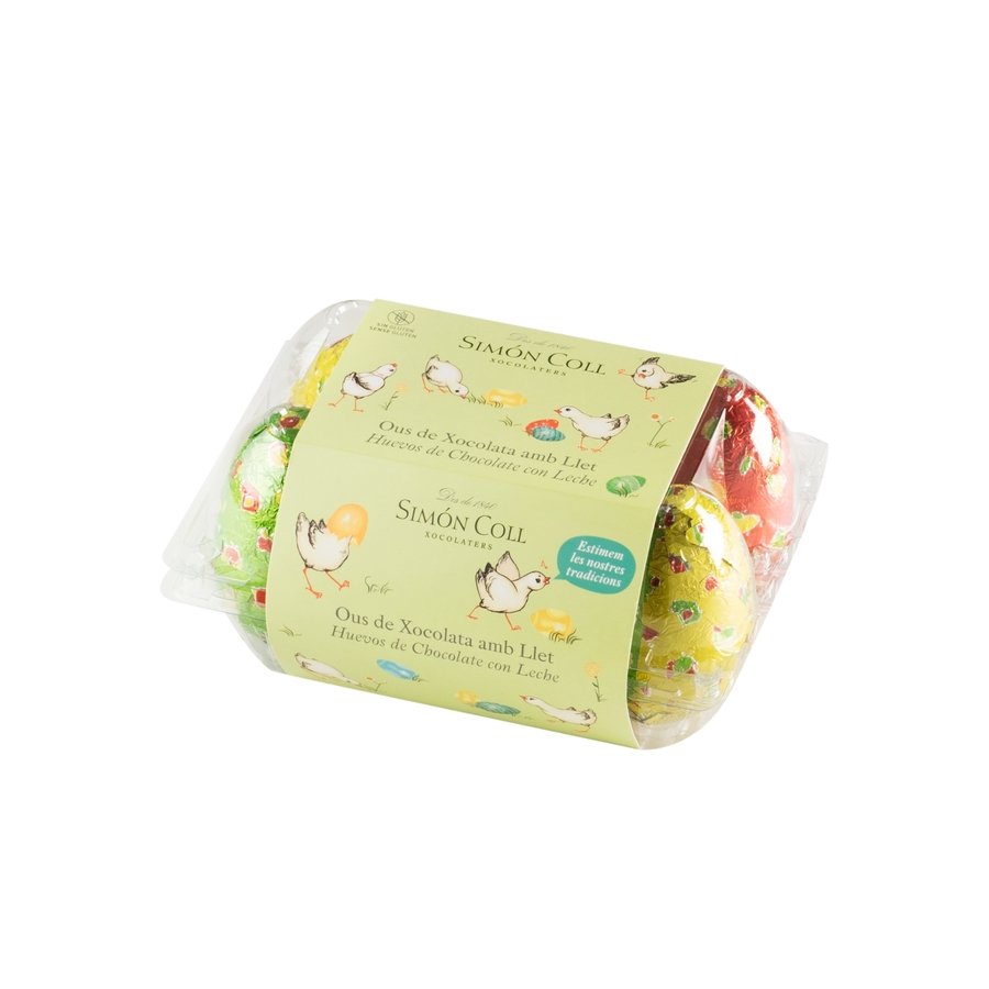 Huevos chocolate SIMON COLL huevera 150 g