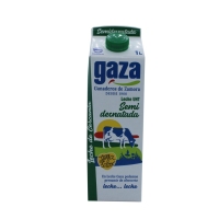 Leche semidesnatada GAZA brik 1 l