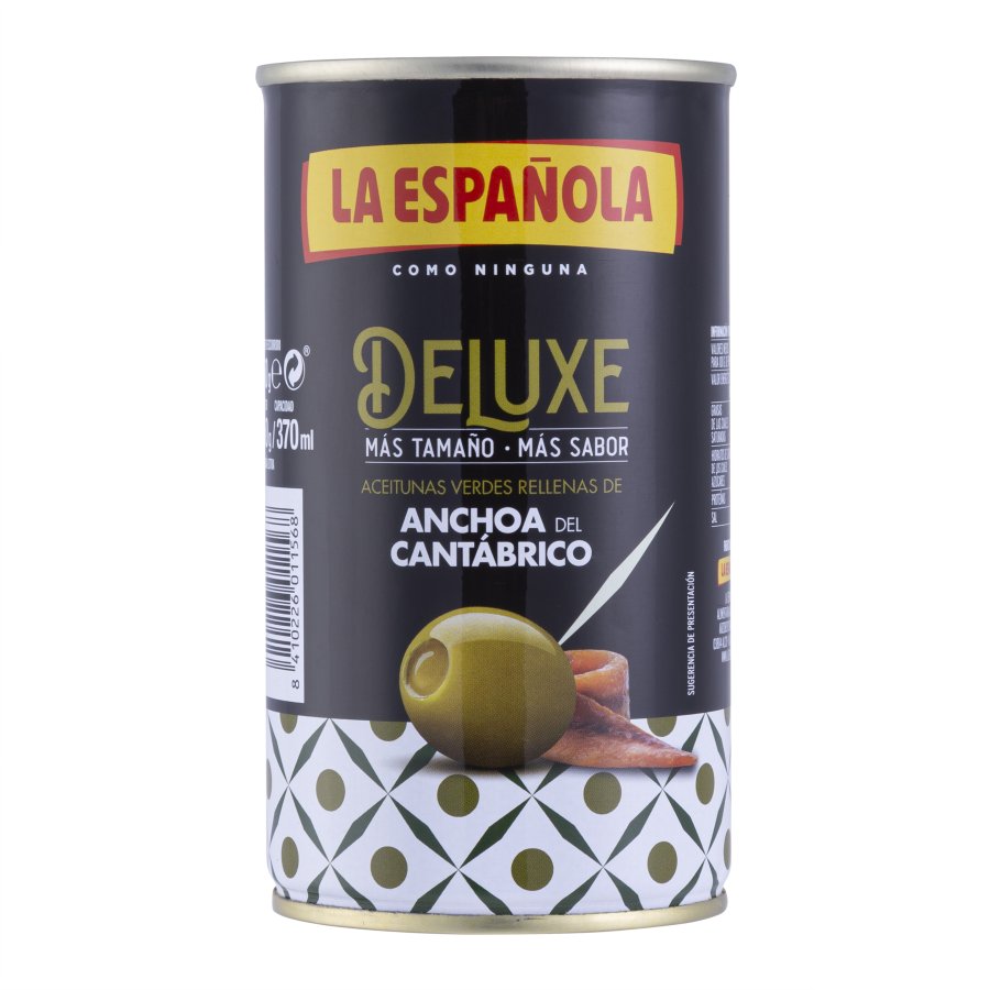 Aceituna rellena de anchoa LA ESPAÑOLA deluxe 150 g pne.