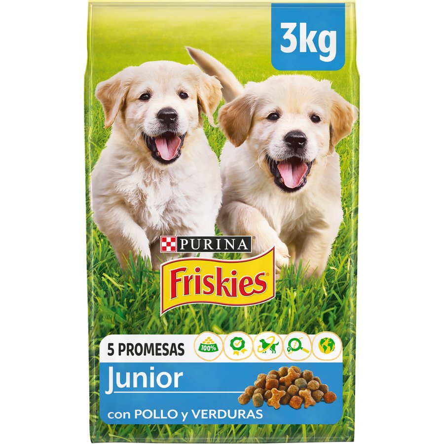 Alimento perro junior FRISKIES pollo/leche/verdura 3 kg