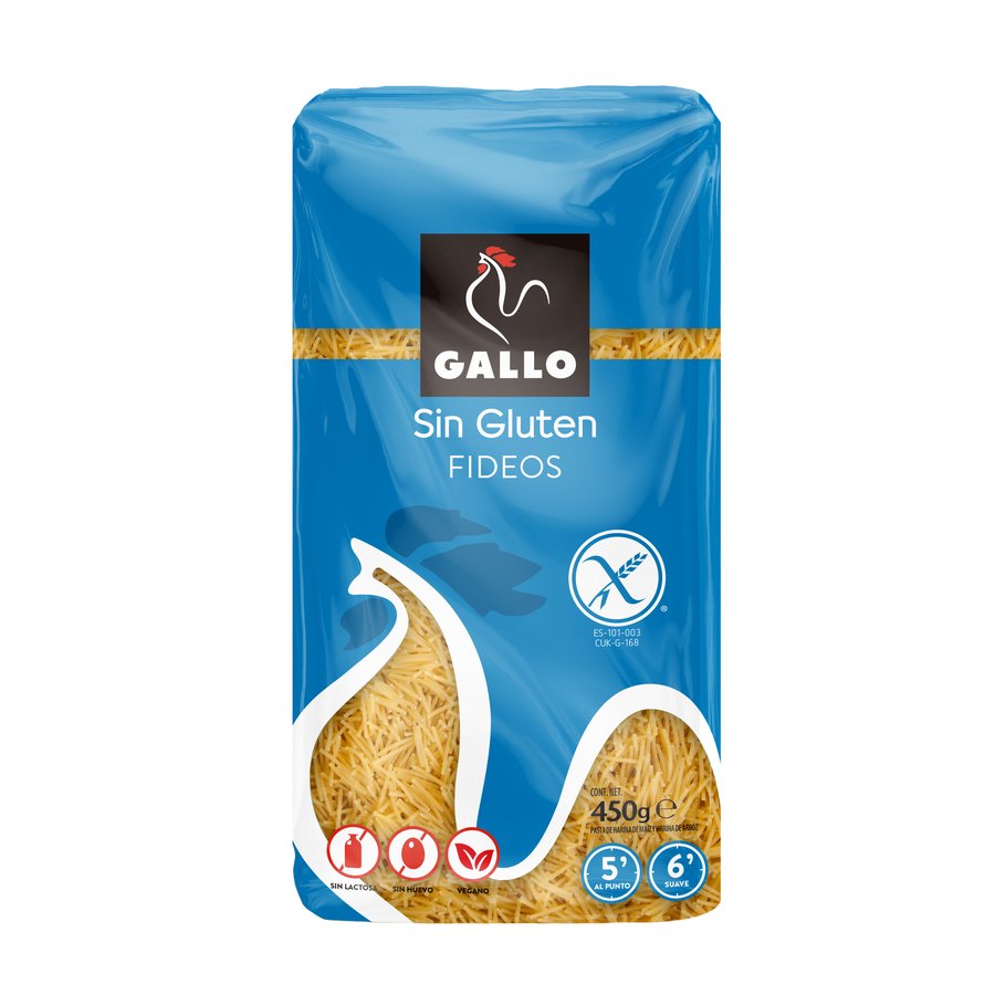 Fideos sin gluten GALLO 450 g