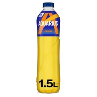 Bebida refrescante AQUARIUS naranja pet 1,5 l