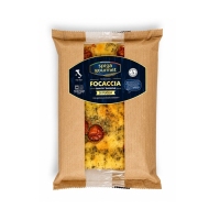 Focaccia SPIGA Gourmet con tomates cereixa e pesto 210 g