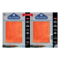 Salmón noruegués afumado SKANDIA 2x50 g