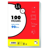 Paquete folios A4 90 g 100 hojas