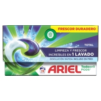 Detergente caps ARIEL pods total 19 uds