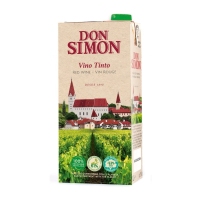 Viño tinto de mesa DON SIMON brik 1 l